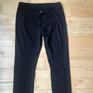 Lululemon Athletica Black Leggings 28"